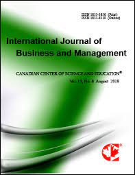 International Journal of Business and Management IJBM