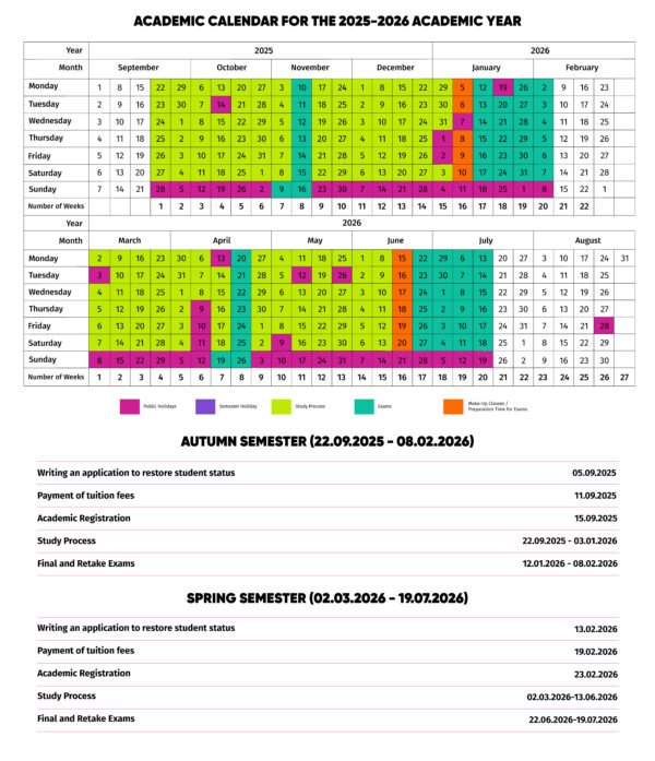Academic Calendar - BTU