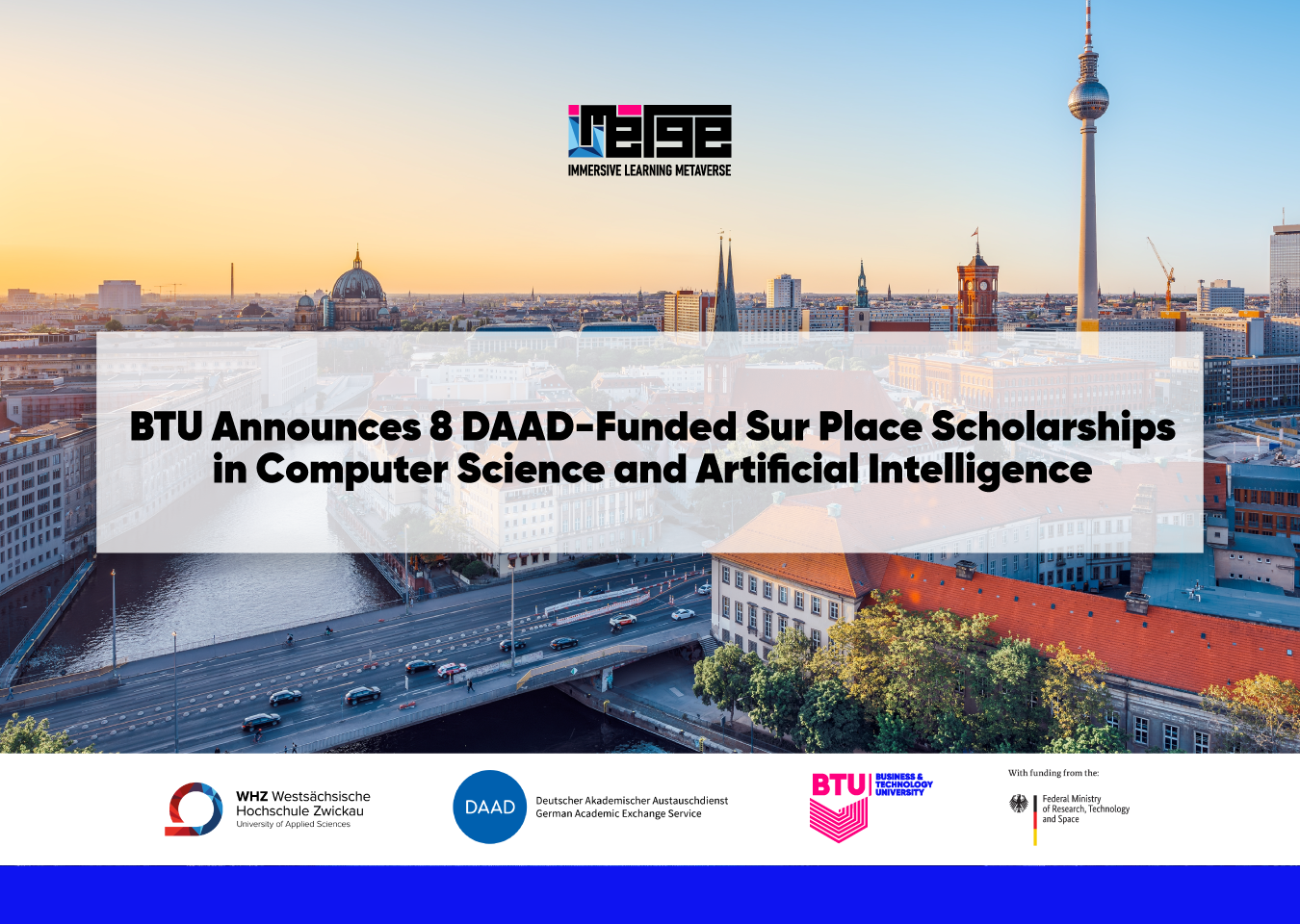 BTU Announces 8 DAAD-Funded Sur Place Scholarships in Computer Science and Artificial Intelligence 1 DAAD